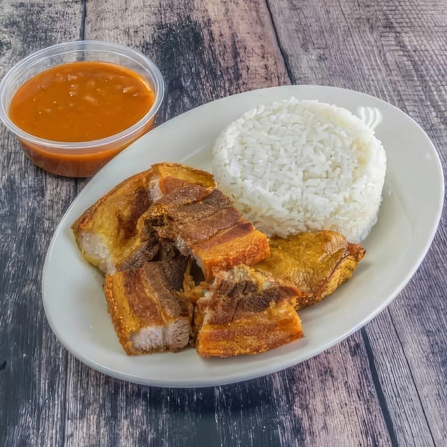Pork Belly Dinner.