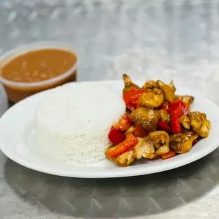 Bourbon Chicken Dinner